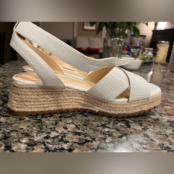 White Wedge Sandals - Picture 5 of 5